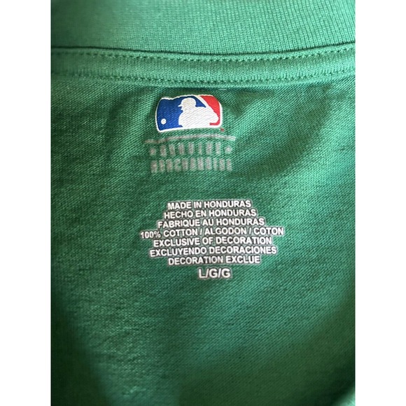 Vintage Detroit Tigers 1901 Shamrock St Patrick MLB Baseball T-Shirt Green Large - Picture 3 of 4